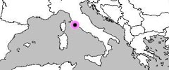 Ophrys crabronifera Map